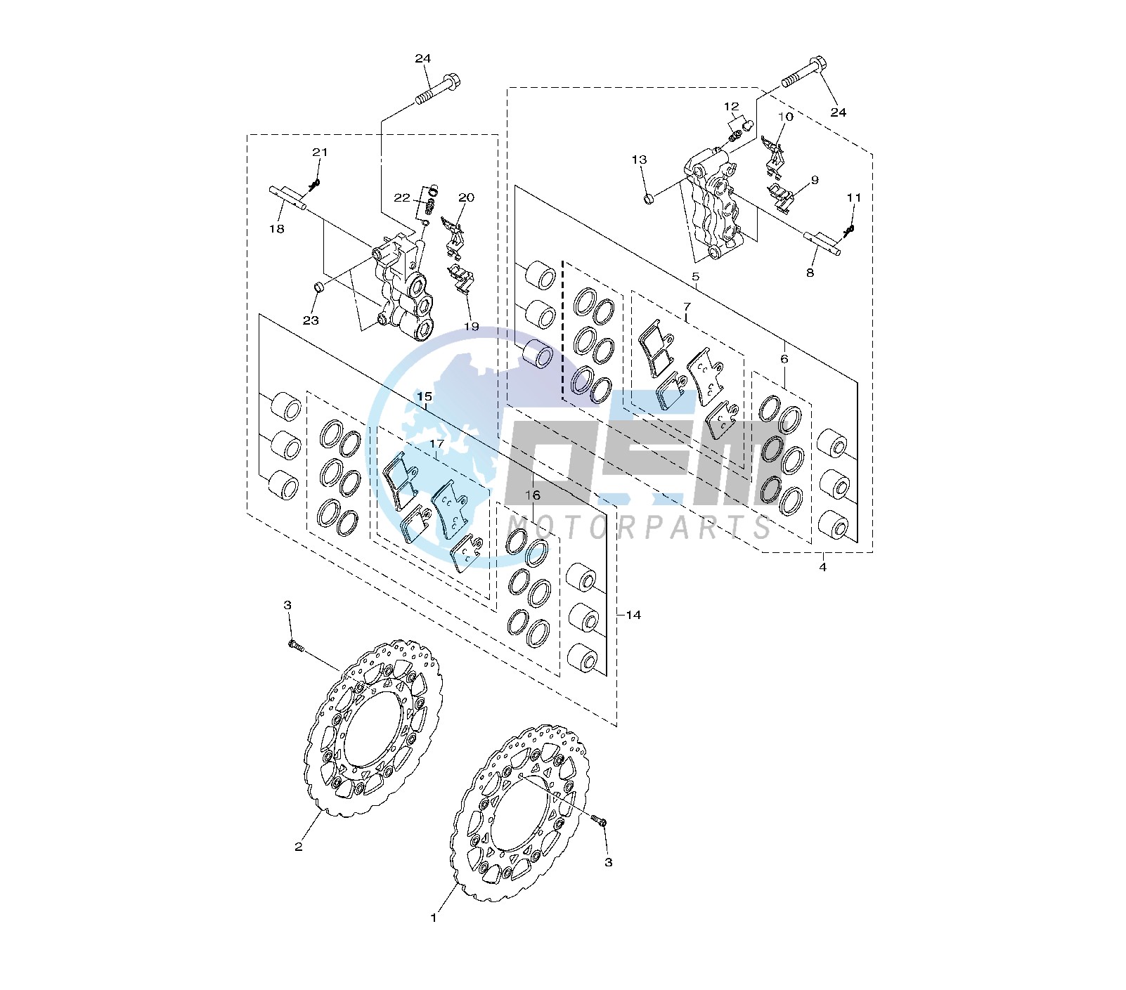 FRONT BRAKE CALIPER