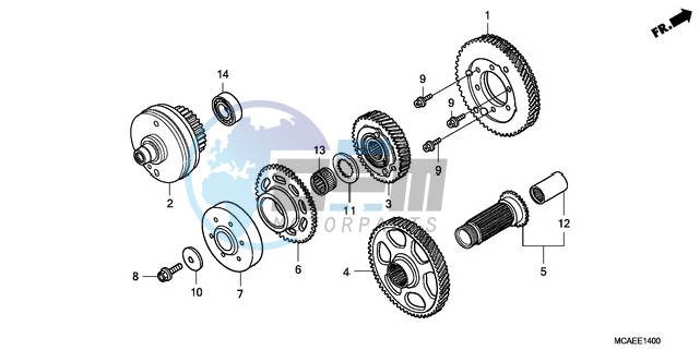 PRIMARY DRIVE GEAR