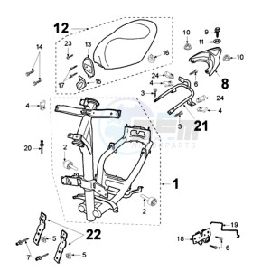 LOOXOR 2A EU drawing FRAME AND SADDLE