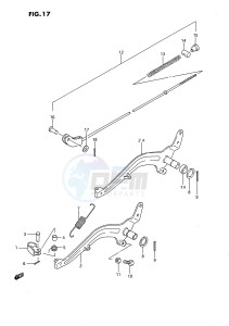 RM80 (E24) drawing REAR BRAKE (MODEL G H K)