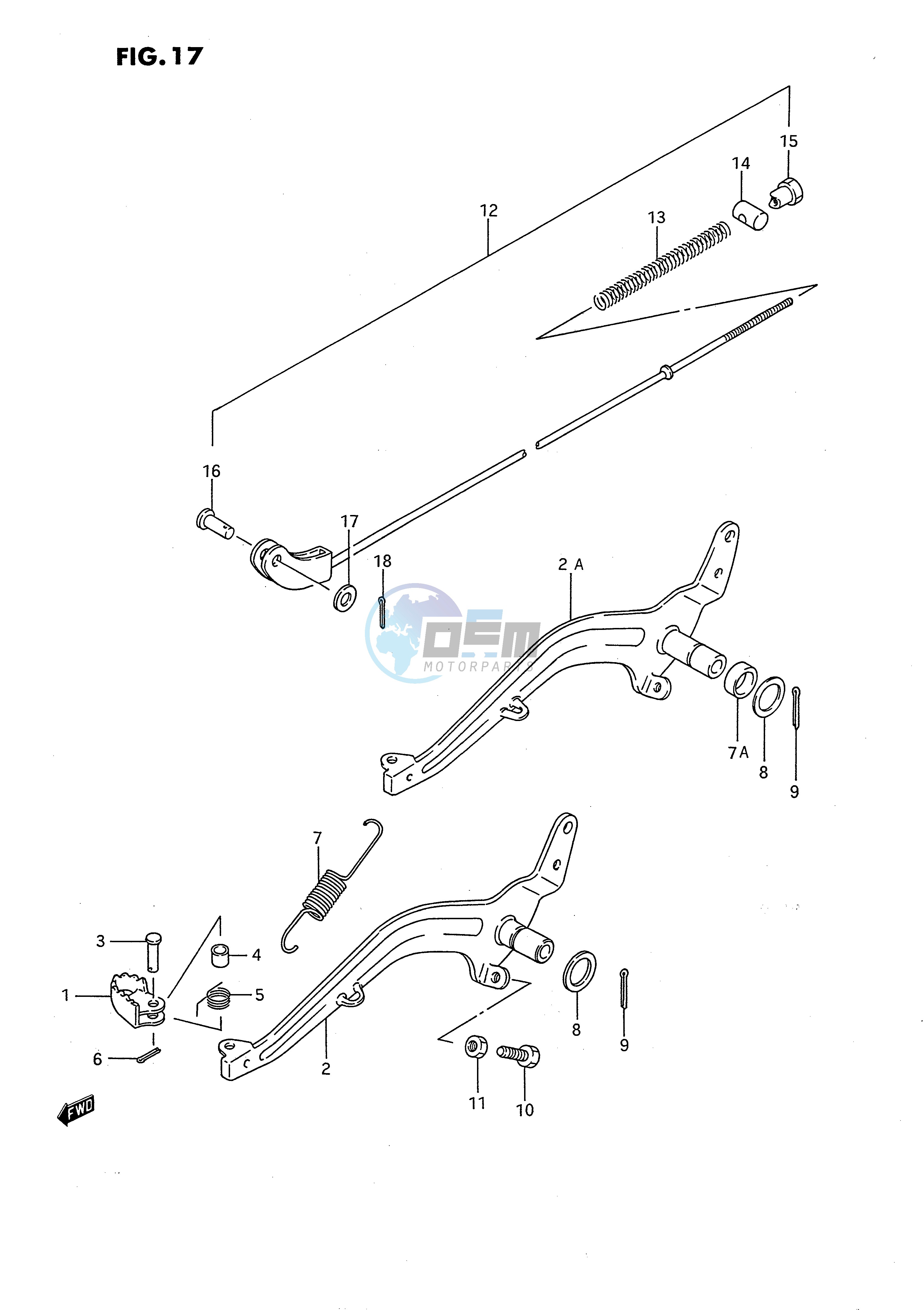 REAR BRAKE (MODEL G H K)