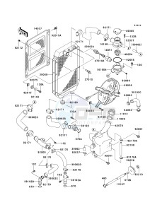 VN 800 E [VULCAN 800 DRIFTER] (E6F) E6F drawing RADIATOR