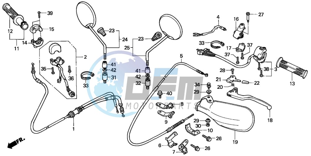 HANDLE LEVER/SWITCH/CABLE (2)