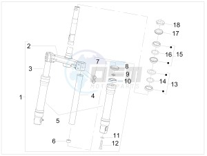 Fly 50 2t drawing Fork components (MVP)