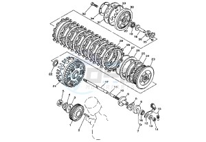 BT BULLDOG 1100 drawing CLUTCH