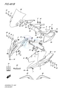 GSX-250 RA drawing COWLING BODY (GW250RAZL8 P21)