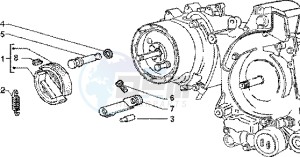 Zip 125 4T drawing Brake lever