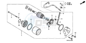 CBR125RW9 UK - (E / WH) drawing STARTING MOTOR