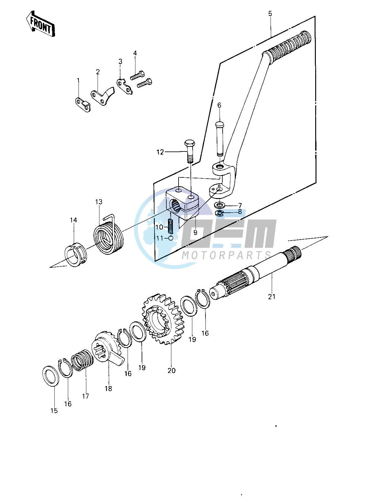 KICKSTARTER MECHANISM