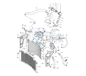 FZ1-N 1000 drawing COOLING SYSTEM