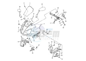 FZS FAZER 1000 drawing COWLING