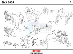 SMX-50-BLUE drawing HOSE CONNEXIONS TANKS