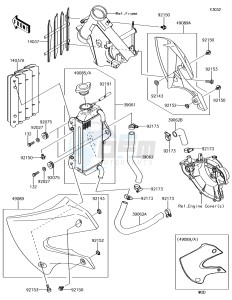 KX65 KX65AHF EU drawing Radiator