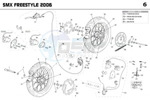 SMX FREESTYLE 50 drawing WHEELS