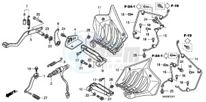 TRX400XD TRX400XD Australia - (U) drawing STEP/PEDAL (TRX400EX8/X9/XC/XD)