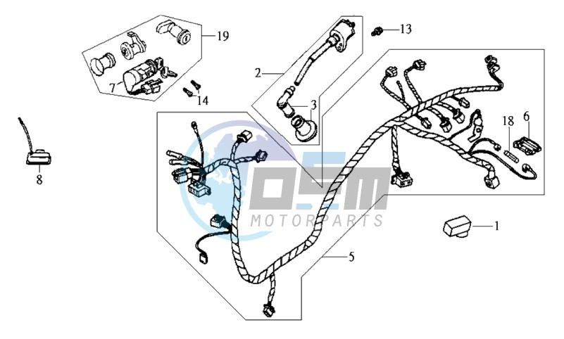 WIRING HARNASS - ELECTRONIC PARTS