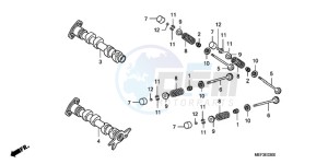 FJS400D9 Europe Direct - (ED) drawing CAMSHAFT/VALVE