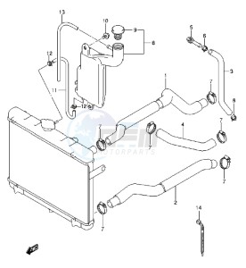 LT-A750X drawing RADIATOR HOSE