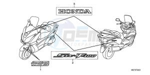 FJS400D9 F / CMF 2F drawing EMBLEM/MARK (FJS400D9/FJS 400A)