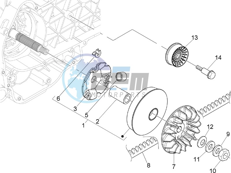 Driving pulley