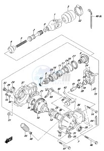 LT-A500XP drawing FINAL BEVEL GEAR (FRONT)