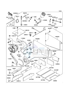 MULE 3000 KAF620G6F EU drawing Optional Parts