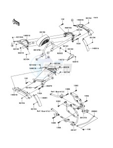 VN1700 CLASSIC TOURER VN1700C9F GB XX (EU ME A(FRICA) drawing Saddlebags(Side Bag Bracket)