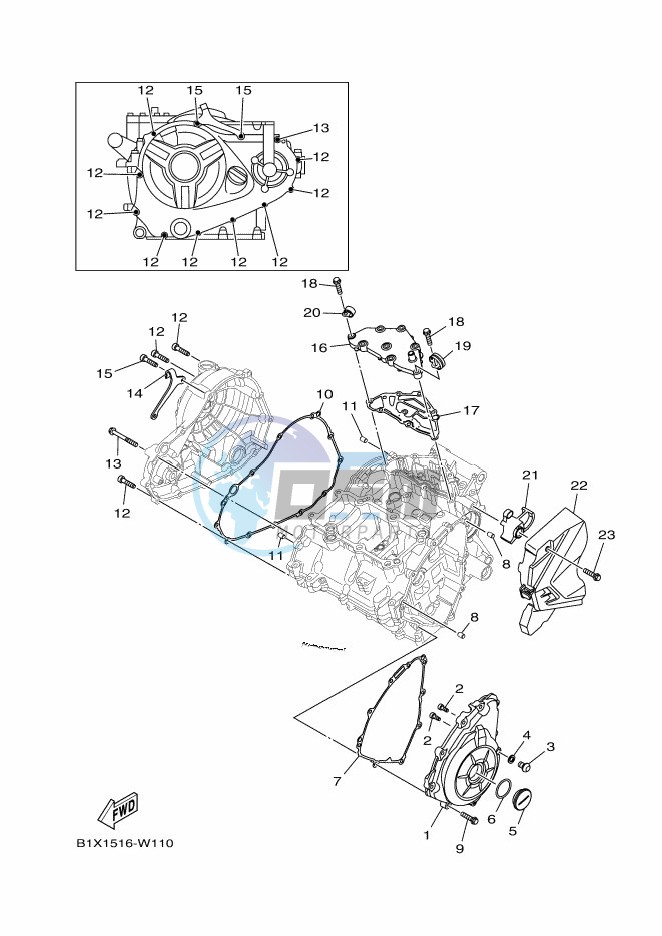 CRANKCASE COVER 1