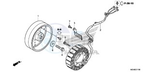 VFR1200XDLE CrossTourer ED drawing GENERATOR