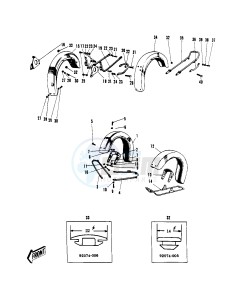 W1 W2 TT SS [COMMANDER) (TT-SS ) 650 [COMMANDER) drawing FENDERS