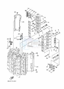 F350AETX drawing CYLINDER-AND-CRANKCASE-3