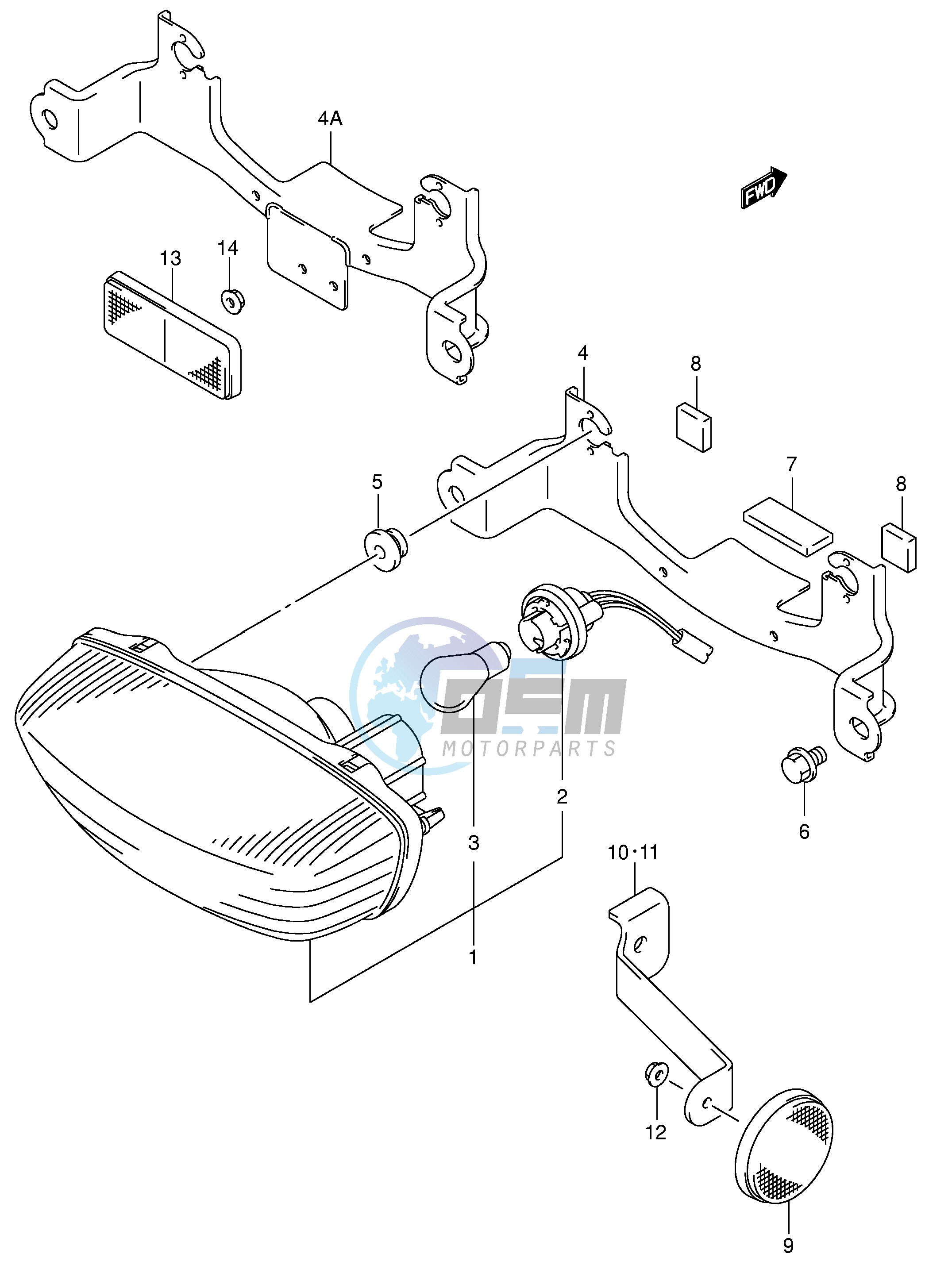 REAR COMBINATION (MODEL K2 K3)