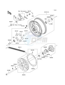 VN 2000 A [VULCAN 2000] (A6F-A7F) A6F drawing REAR WHEEL_CHAIN