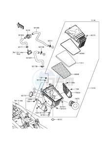 NINJA_250SL BX250AFSA XX (EU ME A(FRICA) drawing Air Cleaner