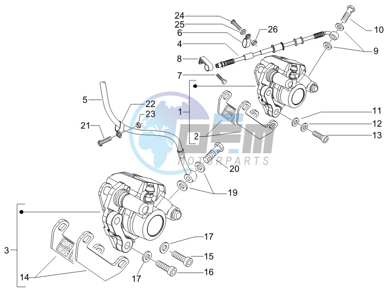 Brakes hose  - Calipers