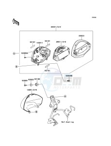 ER-6N ER650CBF GB XX (EU ME A(FRICA) drawing Meter(s)