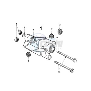 FOX N A2 BE drawing ENGINEMOUNT