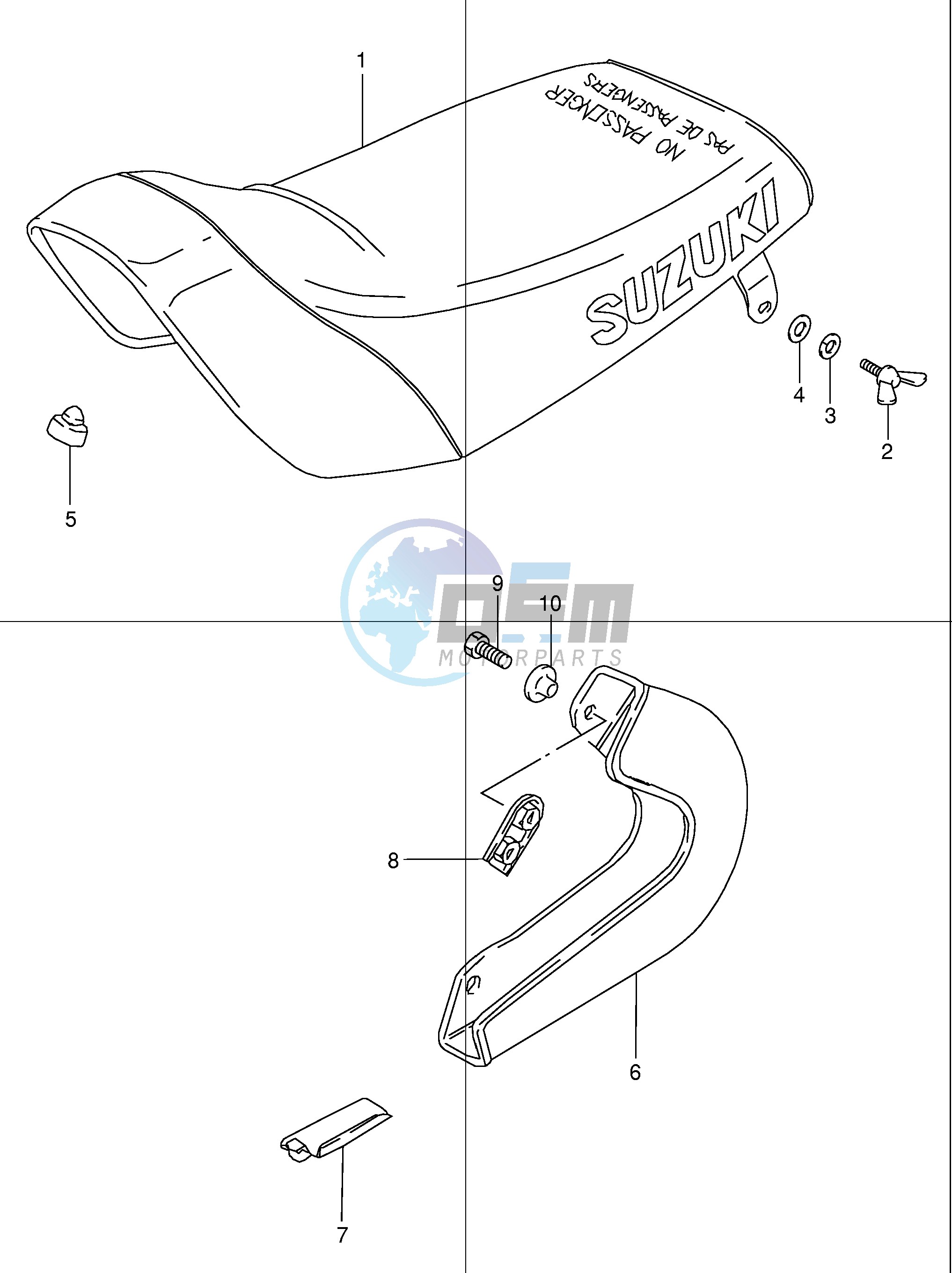 SEAT - CHAIN CASE (MODEL K1 K2)