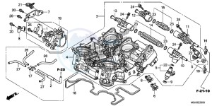 VFR1200XDD CrossTourer - VFR1200X Dual Clutch 2ED - (2ED) drawing THROTTLE BODY