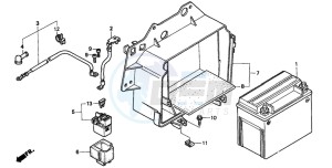 FES250 FORESIGHT drawing BATTERY