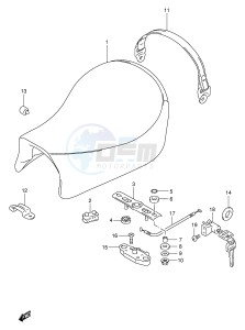 TU250X (E2) drawing SEAT