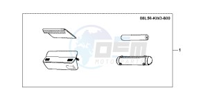 XL1000VAB drawing HANDLE POCKET DX