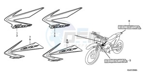 CRF80F9 Australia - (U) drawing MARK