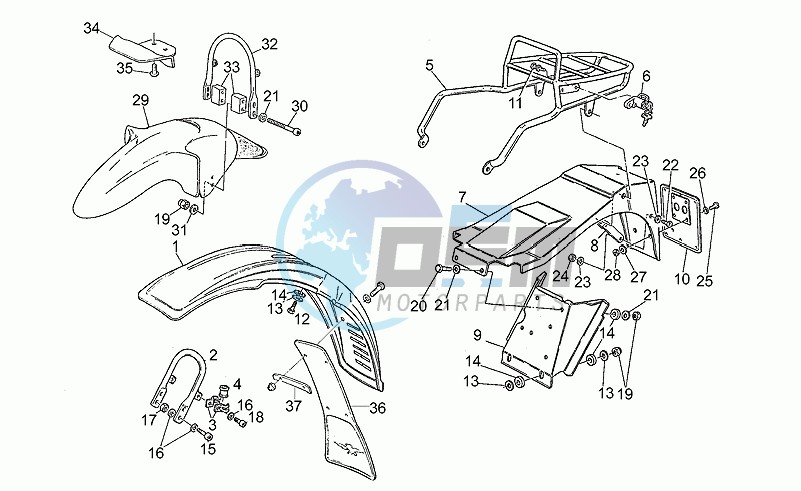 Front mudguard