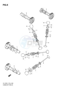 DL1000 (E24) V-Strom drawing CAMSHAFT VALVE