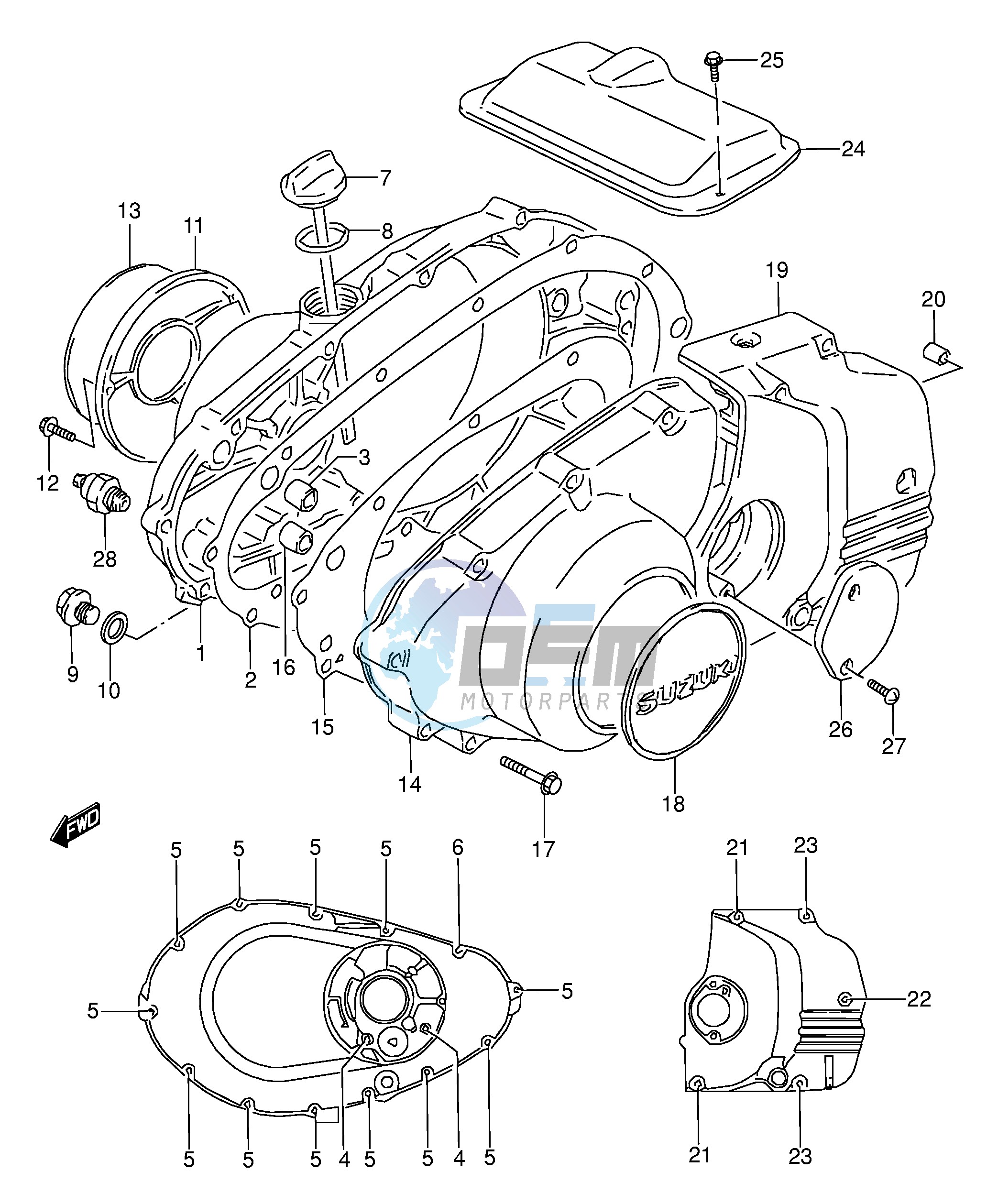 CRANKCASE COVER