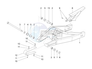 RS4 50 2T E4 (APAC, EMEA) drawing Swing arm