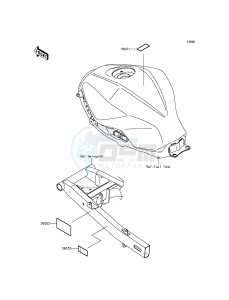 NINJA_300 EX300AFF XX (EU ME A(FRICA) drawing Labels