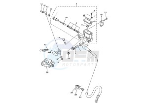 YZ LC 125 drawing FRONT MASTER CYLINDER