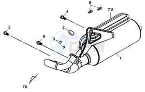 ORBIT II 50 TS L1-L6 drawing EXHAUST